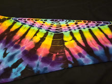 Load image into Gallery viewer, 2XL. Tie dye long sleeve. Mandala/spine combo with diamond sleeves.
