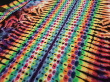 Load image into Gallery viewer, 2XL. Tie dye long sleeve. Mandala/spine combo with diamond sleeves.

