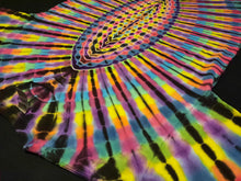 Load image into Gallery viewer, Large. Tie dye shirt. High contrast third eye tee.
