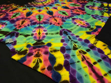 Load image into Gallery viewer, XL. Tie dye shirt. Dark rainbow side mandala tee.

