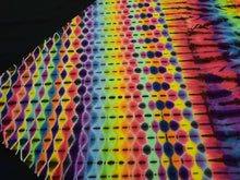 Load image into Gallery viewer, Medium. Tie dye shirt. Mandala/psychedelic pleat combo tee.
