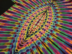 2XL. Tie dye shirt. High contrast third eye tee.