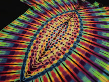 Load image into Gallery viewer, XL. Tie dye shirt. High contrast third eye tee.

