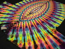 Load image into Gallery viewer, XL. Tie dye shirt. High contrast third eye tee.
