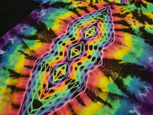 Load image into Gallery viewer, XL. Tie dye shirt. Diamond fusion with spine tee.

