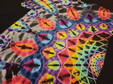 Load image into Gallery viewer, Large. Tie dye shirt. Dark rainbow side mandala tee.
