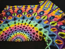 Load image into Gallery viewer, Medium. Tie dye shirt. Dark rainbow side mandala tee.
