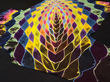 Load image into Gallery viewer, 2XL. Tie dye shirt. Neon nebula tee.
