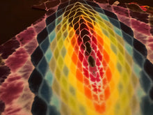 Load image into Gallery viewer, Large. Tie dye shirt. Dark rainbow nebula tee.

