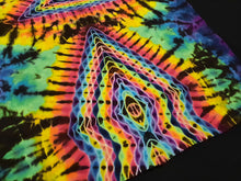 Load image into Gallery viewer, 2XL. Tie dye shirt. Triangle/diamond fusion combo tee.
