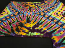 Load image into Gallery viewer, Large. Tie dye shirt. Psychedelic V variation tee.

