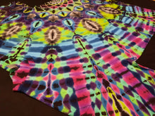 Load image into Gallery viewer, 2XL. Tie dye shirt. Side mandala tee.
