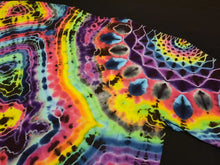Load image into Gallery viewer, XL. Tie dye shirt. Mandala/diamond/geode combo tee.
