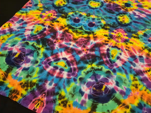 XL. Tie dye shirt. Psychedelic profile tee.