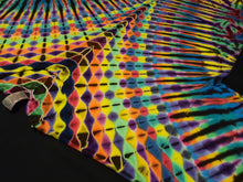 Load image into Gallery viewer, XL. Tie dye shirt. Psychedelic V tee.
