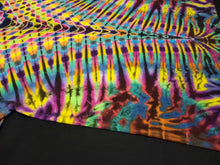 Load image into Gallery viewer, Large. Tie dye shirt. Psychedelic V tee.
