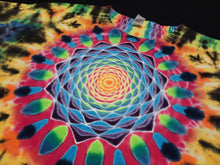 Load image into Gallery viewer, Large. Mandala/spine combo tee.
