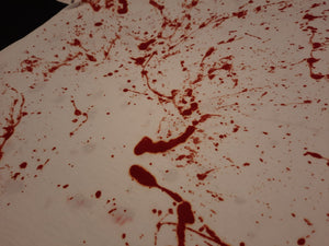 2XL. Redrum blood splatter tee.