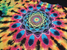 Load image into Gallery viewer, Medium. Mandala/diamond with spine tee.

