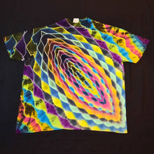 Load image into Gallery viewer, 2XL. Tie dye shirt. Neon nebula tee.
