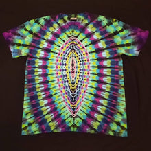 Load image into Gallery viewer, Large. Tie dye shirt. Northern lights third eye tee.
