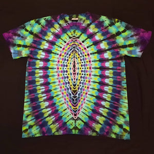 Large. Tie dye shirt. Northern lights third eye tee.