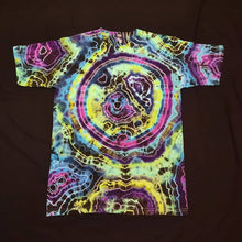 Load image into Gallery viewer, Small. Tie dye shirt. Northern lights geode tee.
