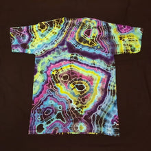 Load image into Gallery viewer, Small. Tie dye shirt. Northern lights geode tee.
