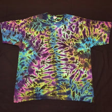 Load image into Gallery viewer, 3XL. Tie dye shirt. Northern lights scrunch tee.
