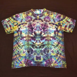 2XL. Tie dye shirt. Psychedelic profile tee.