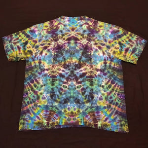 2XL. Tie dye shirt. Psychedelic profile tee.