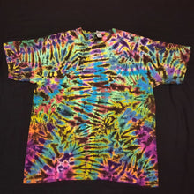 Load image into Gallery viewer, 2XL. Tie dye shirt. High contrast scrunch tee.
