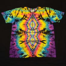 Load image into Gallery viewer, Large. Tie dye shirt. Diamond fusion with spine tee.
