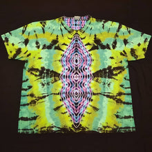 Load image into Gallery viewer, 2XL. Tie dye shirt. Diamond fusion with spine tee.
