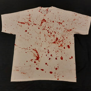 2XL. Redrum blood splatter tee.