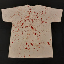 Load image into Gallery viewer, XL. Redrum blood splatter tee.
