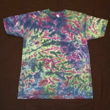 Load image into Gallery viewer, Large. Tie dye shirt. Northern lights scrunch.
