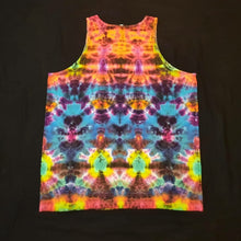 Load image into Gallery viewer, XL. Tie dye tank top. Psychedelic profile tank.
