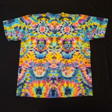 Load image into Gallery viewer, XL. Tie dye shirt. Psychedelic profile tee.
