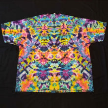 Load image into Gallery viewer, 3XL. Tie dye shirt. Psychedelic profile tee.
