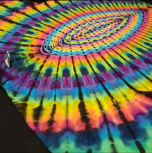 Load image into Gallery viewer, XL. Tie dye shirt. Dark rainbow third eye tee.
