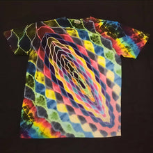 Load image into Gallery viewer, Large. Tie dye shirt. Neon nebula tee.
