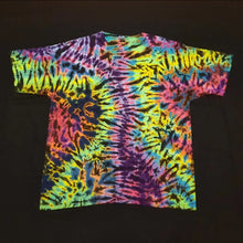 Load image into Gallery viewer, 2XL. Tie dye shirt. High contrast scrunch tee.
