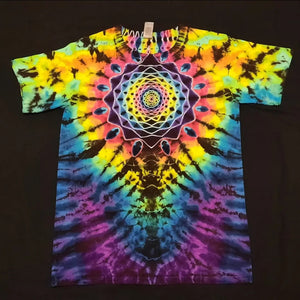 Small. Tie dye shirt. Mandala/spine combo tee.