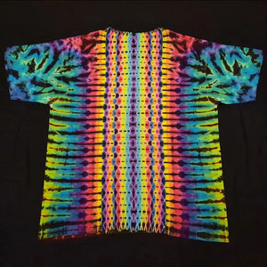 2XL. Tie dye shirt.  Mandala/spine combo tee.