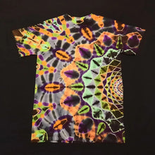 Load image into Gallery viewer, Small. Tie dye shirt. Halloween side mandala tee.
