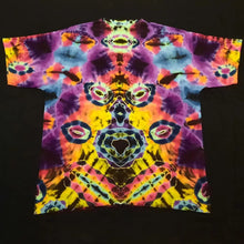 Load image into Gallery viewer, 2XL. Tie dye shirt. Dark rainbow mandala tee.
