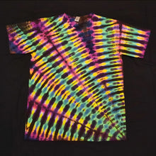 Load image into Gallery viewer, Large. Tie dye shirt. High contrast radiowave tee.
