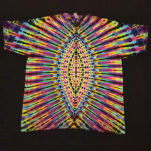 Load image into Gallery viewer, 2XL. Tie dye shirt. High contrast third eye tee.
