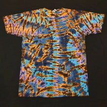 Load image into Gallery viewer, Large. Tie dye shirt. High contrast scrunch tee.
